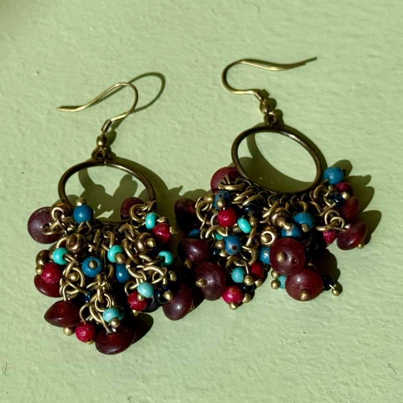 Vintage Accessorize hangandi eyrnalokkar